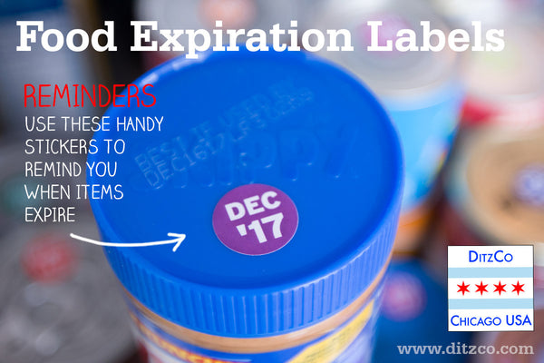 Reduce food waste with food expiration stickers